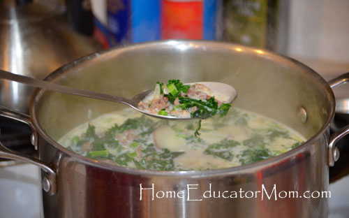 Kale-soup-with-Italian-sausages