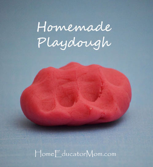 homemade playdoh